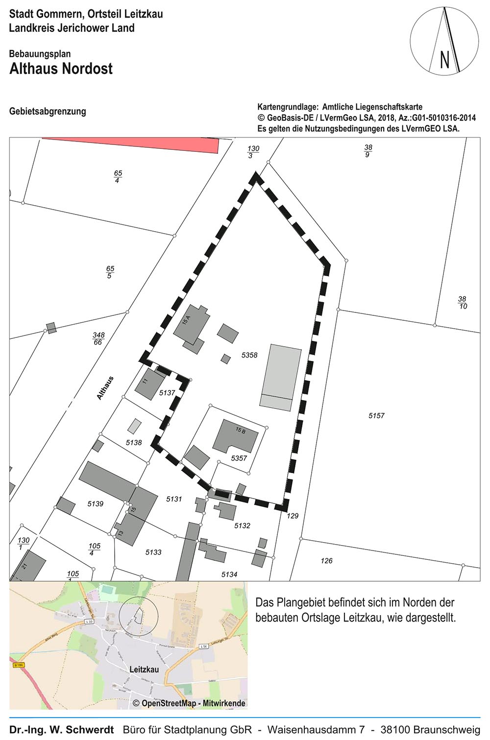 bebauungsplan althaus nordost