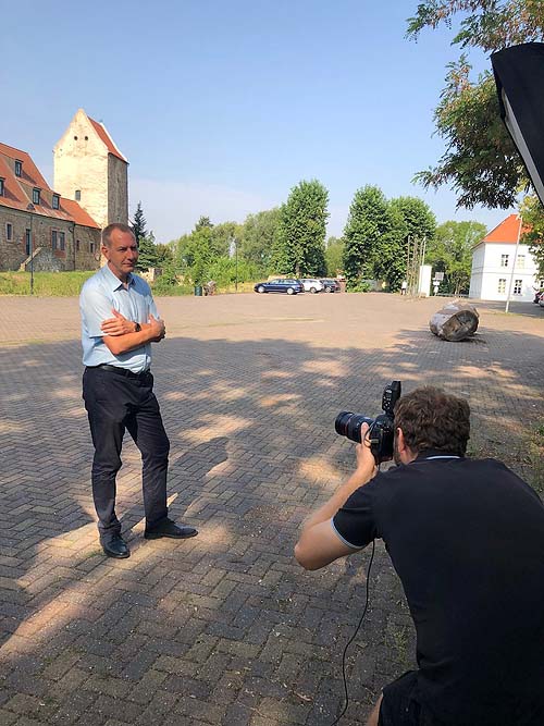 Jens Huenerbein beim Shooting