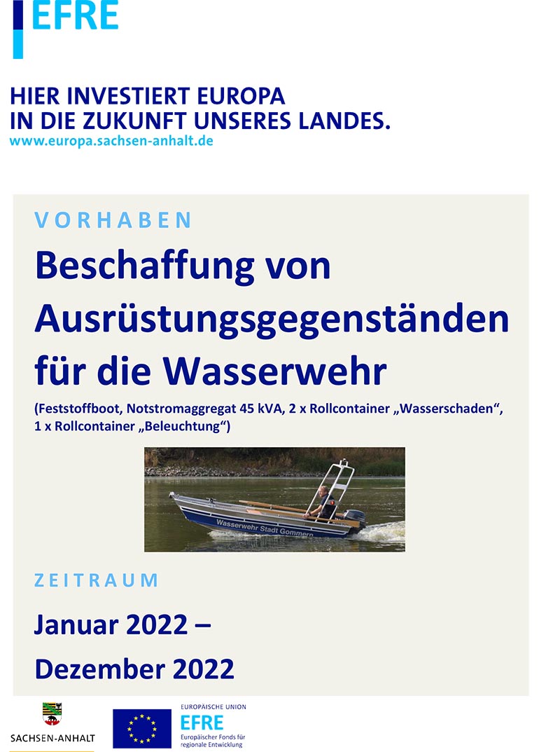 EFRE Plakatvorlage für Boot ergänzt